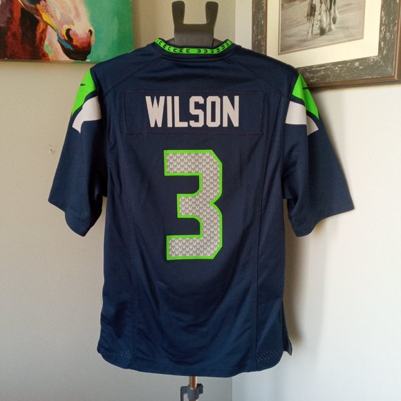 Nike NFL Seattle Seahawks Russell Wilson #3 On Field jersey size small - Picture 4 of 12